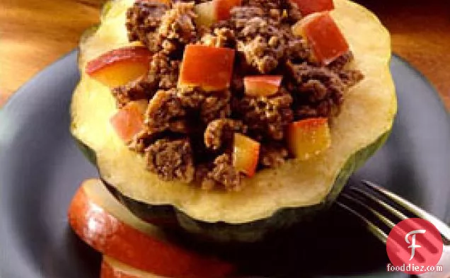 भरवां बलूत का फल स्क्वैश