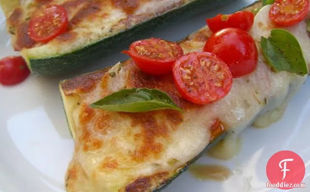 पिज्जा भरवां तोरी