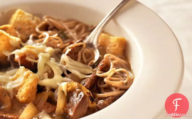French Onion-Beef Bowl