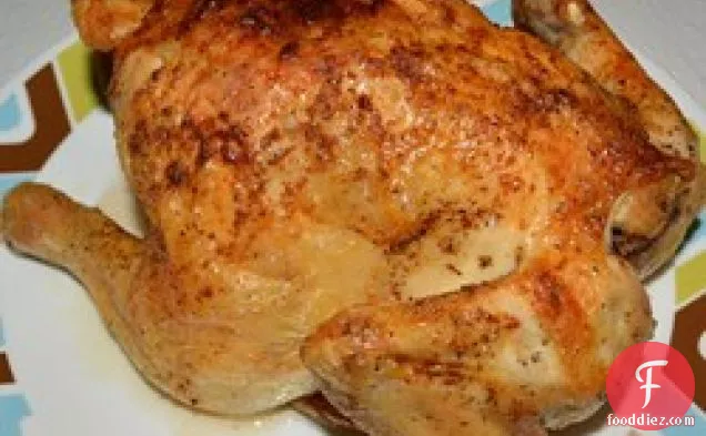 रसदार भुना हुआ चिकन