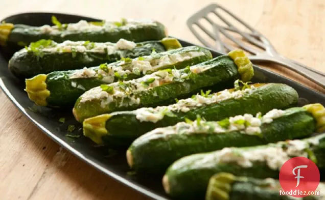 Zucchini With Goat Cheese
