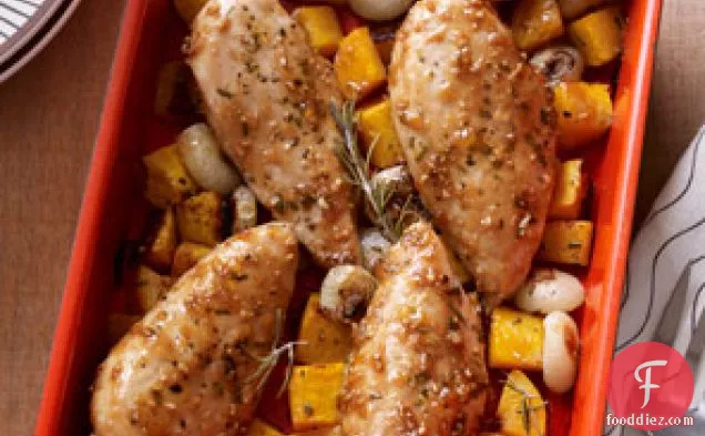 Herbed Chicken And Squash