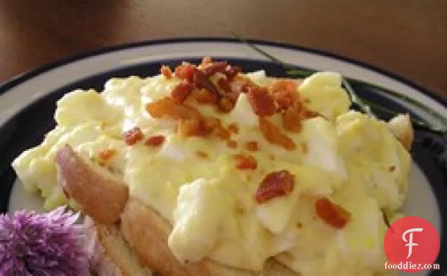 Creamed Eggs on Toast