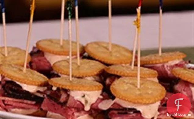 RITZ Pastrami and Corned Beef Mini Sandwich