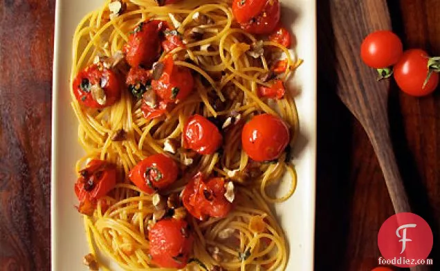 Charred Cherry Tomato Pasta with Alpeppo Pepper