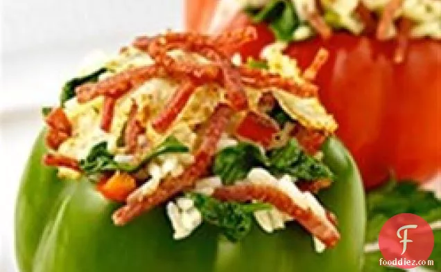 Margherita® Pepperoni Spinach and Rice Stuffed Peppers