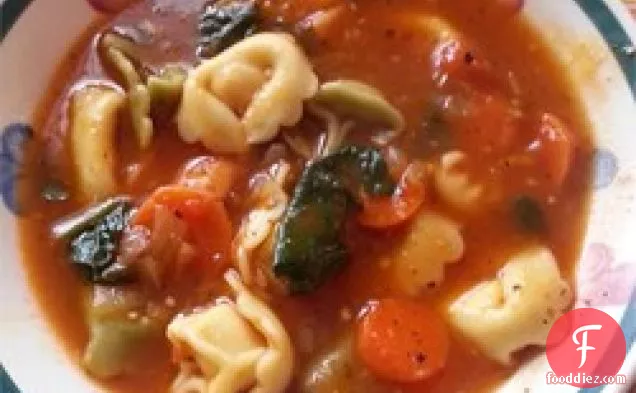 Italian Sausage Soup with Tortellini