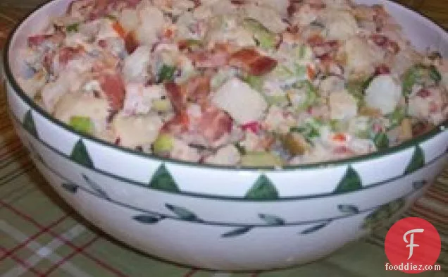 Potato Salad With Bacon, Olives, and Radishes