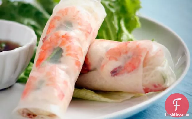 Shrimp and Chive Spring Rolls
