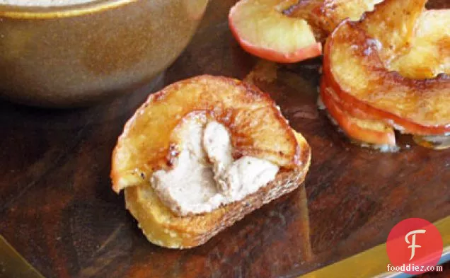 Chicken Liver PÃ¢tÃ© with Maple Glazed Apples