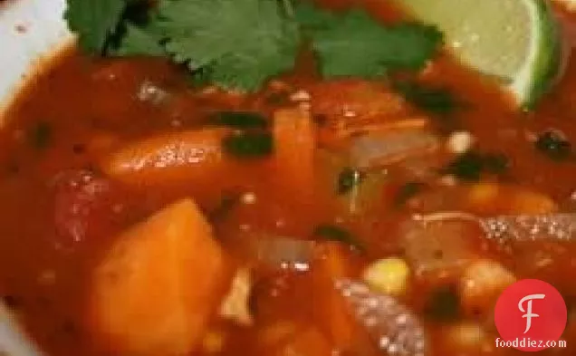 Spicy Chicken and Sweet Potato Stew