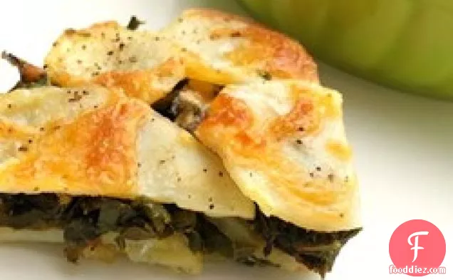 Curry Kale and Potato Galette