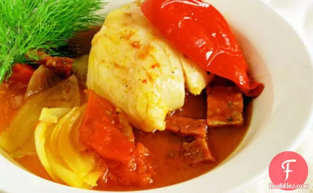 Cod Stew with Pimenton & Chorizo