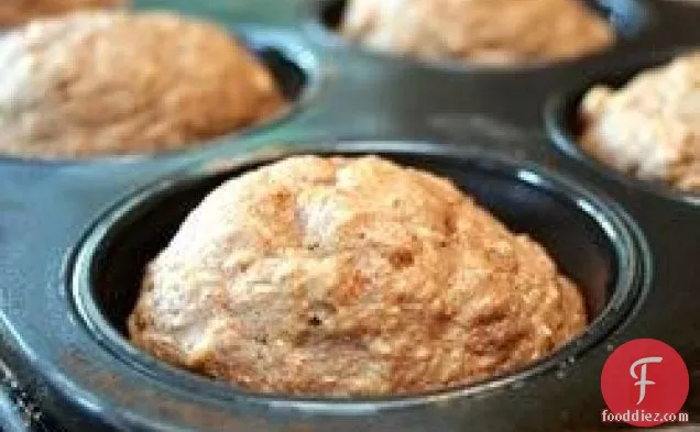 Oat Applesauce Muffins