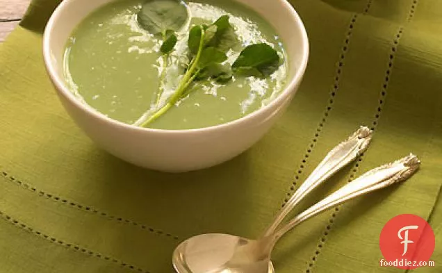 Creamy Watercress Soup with Sage