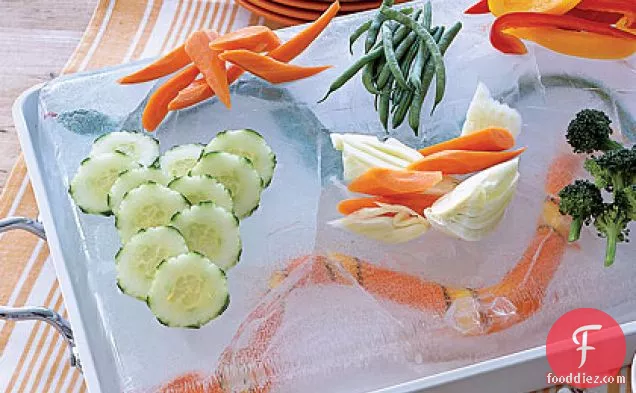 Snake-in-the-Lake Dip and Crudités