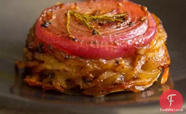 Onion-Topped Potato & Rutabaga Cakes (Neeps and Tattie Cakes)