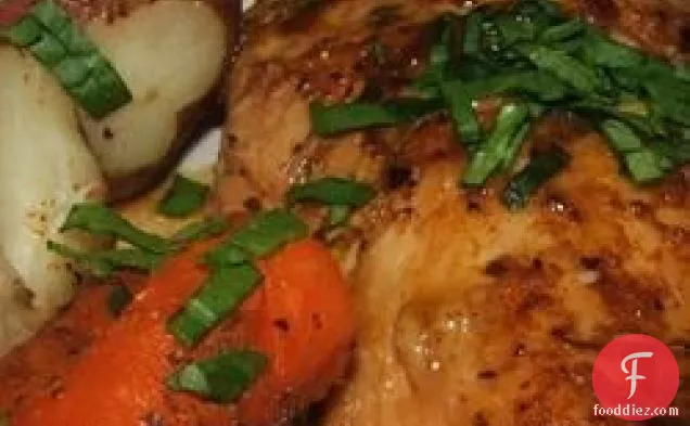 Mom's Paprika Chicken with Potatoes