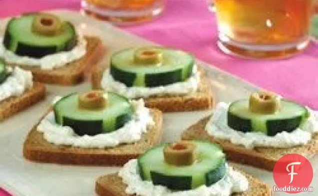 Cucumber and Olive Appetizers