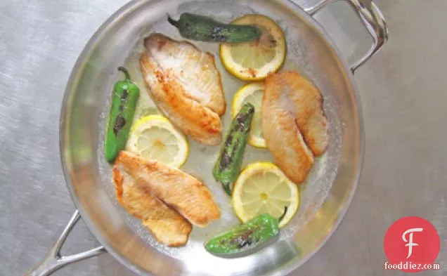 Pan SautÃ©ed Tilapia with Lemon and Jalapeno