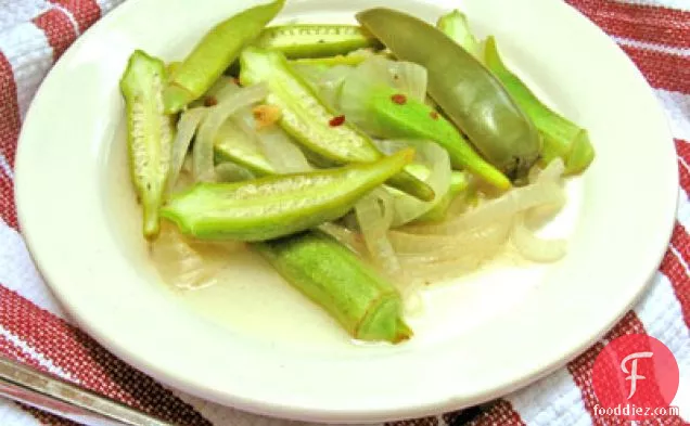 Pickled Okra with Jalapenos