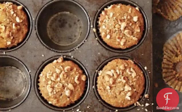 Butternut Squash, Apple, And Hazelnut Muffins