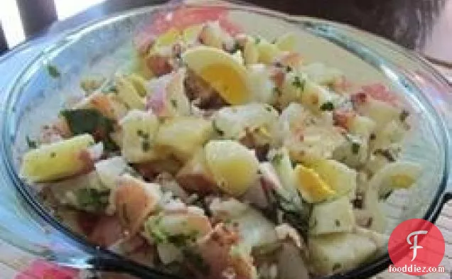 Roasted Potato Salad with Balsamic-Bacon Vinaigrette