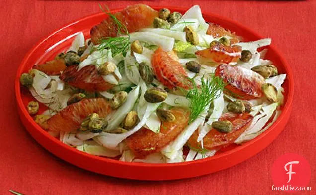 Fennel & Blood Orange Salad with Pistachios
