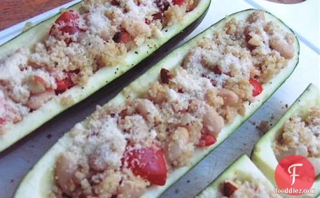 Healthy & Delicious: Grilled Zucchini with Quinoa Stuffing