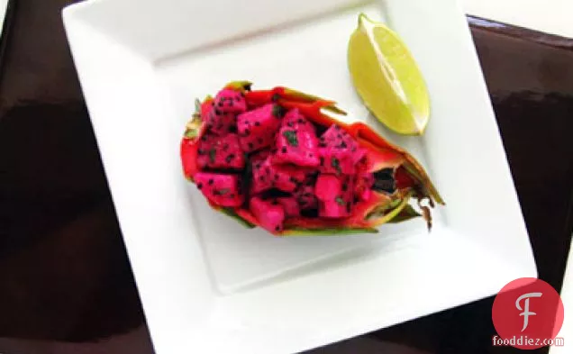 Dragon Fruit Salad with Ginger & Mint