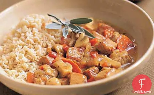 Maple Pork-and-Vegetable Stew