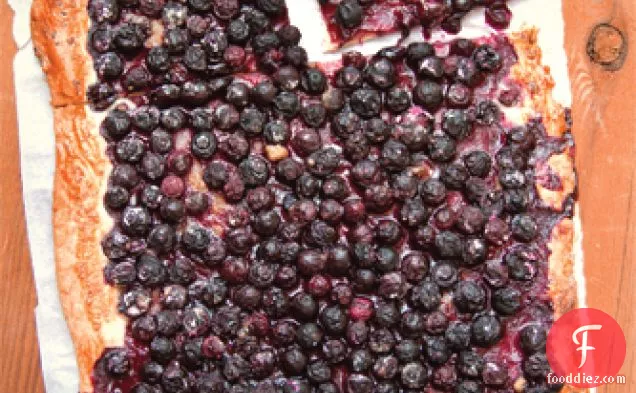 A Rustic Flat Tart You Might Call Blueberry Pizza