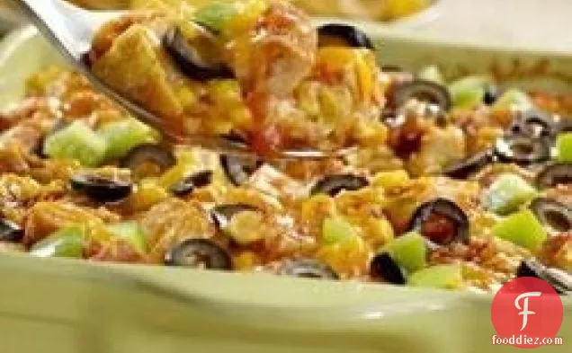 Monterey Chicken Tortilla Casserole