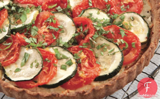 Zucchini, Tomato, And Ricotta Tart