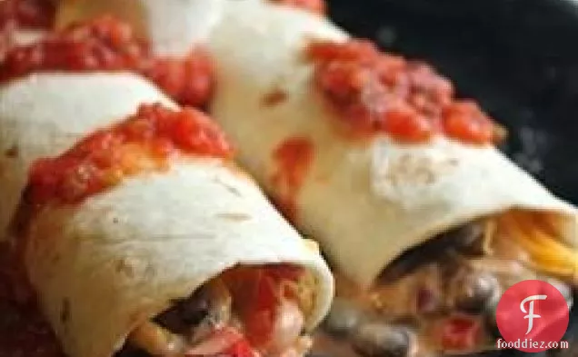 Delicious Black Bean Burritos
