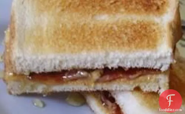 Peanut Butter, Bacon and Honey Sandwich