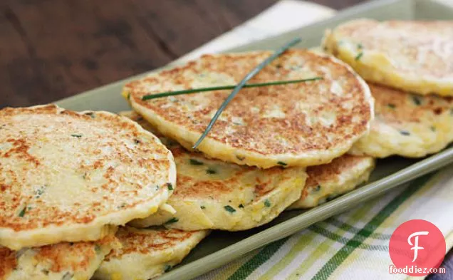 Summer Squash And Chive Pancakes