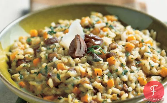 Chestnut Risotto With Butternut Squash