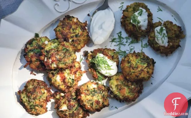 Zucchini Keftedes With Feta And Dill