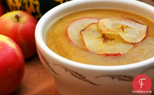 Roasted Apple And Winter Squash Soup