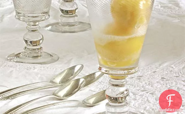 Pear Sorbet with Spumante