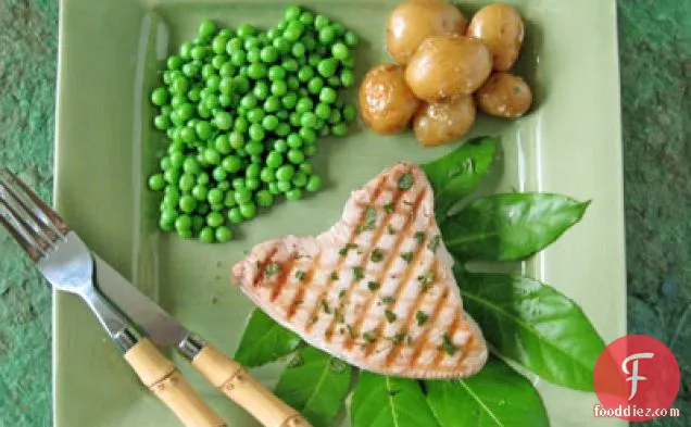 Tuna with Savory Mint Sauce