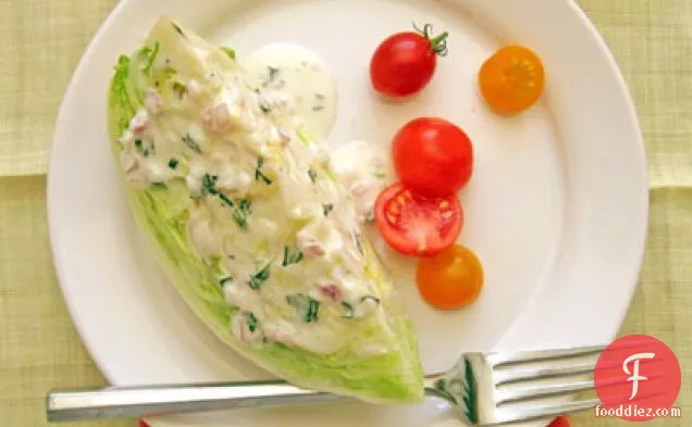 Iceberg Wedge Salad with Creamy Buttermilk Dressing