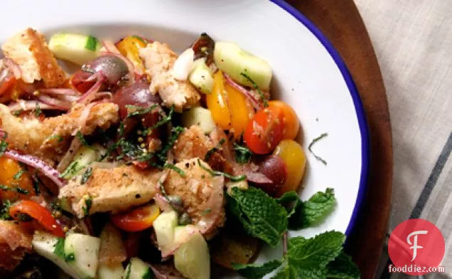 Panzanella With Anchovy And Mint