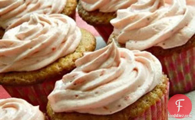 REALLY Real Strawberry Cupcakes