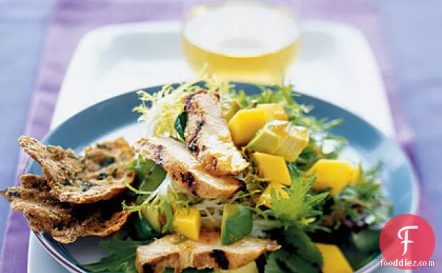 Grilled Chicken Salad With Avocado and Mango