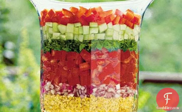 Layered Lebanese Salad