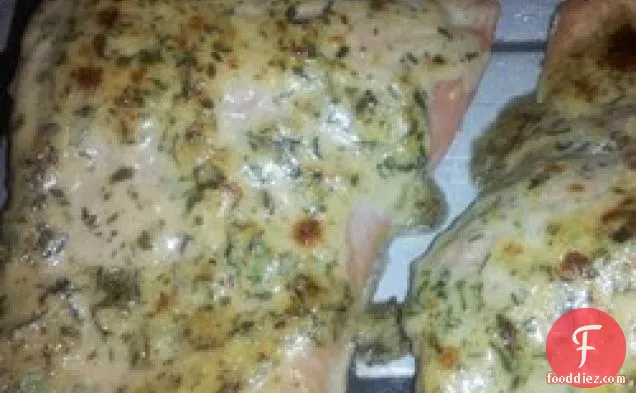 Broiled Herb-Crusted Salmon