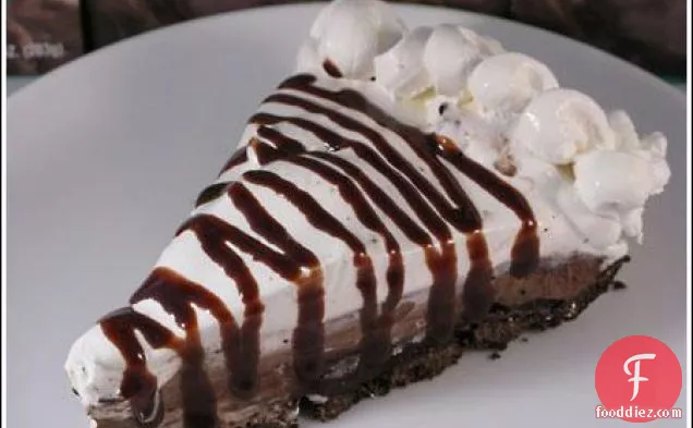 Girl Scout Cookie Thin Mint Chocolate Pie