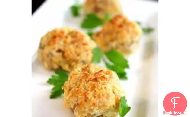 Parmesan and Parsley Sausage Ball Appetizer